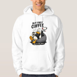 Aber zuerst lustiger Kaffee Liebhaber Hoodie
