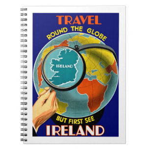 Aber zuerst sehen Sie Irland! Notizblock