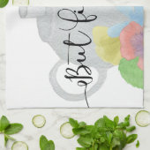 Aber zuerst, Tee Küchentuch (Gefaltet)