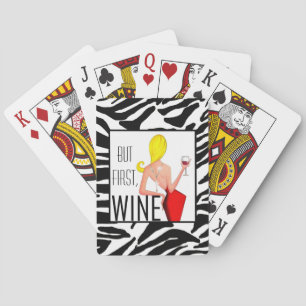 "Aber zuerst, Wein!" DIVA Playing Cards Spielkarten