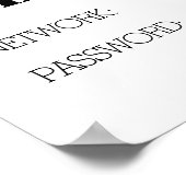 Aber zuerst, WiFi Funny Wohngestaltung Poster (Ecke)