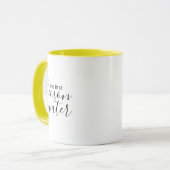 aber zuerst Zitronenwasser | Tasse von Zitronenwas (Vorderseite Links)