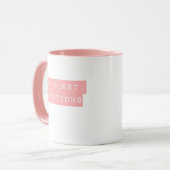 Aber zunächst einmal rosa Tasse durch die Verachtu (Vorderseite Links)