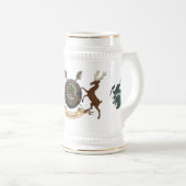 Abercrombie Clan Abzeichen mit den Sternen Persona Bierglas (VorderseiteRechts)