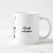 Abercrombie Clan Abzeichen & Tartan Karte Jumbo-Tasse (Rechts)