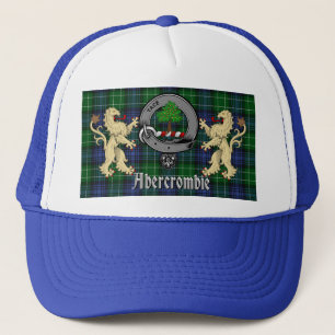 Abercrombie Clan Abzeichen & Tartan Truckerkappe