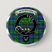 Abercrombie Clan Badge & Tartan Button (Vorderseite)