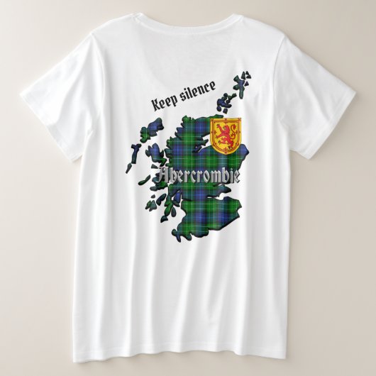 Abercrombie Clan Große Größe T-Shirt (Design Rückseite)