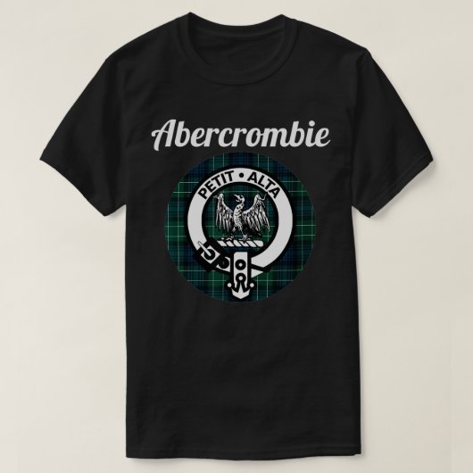 Abercrombie Clan Schottischer Name Coat of Arms Ta T-Shirt (Design vorne)