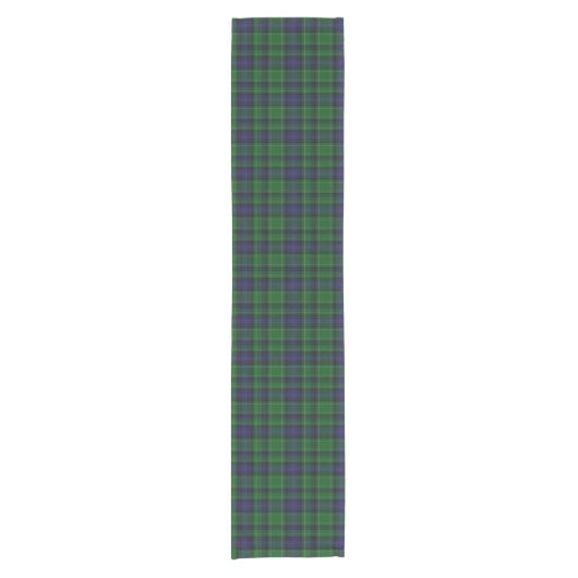 Abercrombie Clan Tartan Kariert Table Runner Kurzer Tischläufer (Vorderseite)