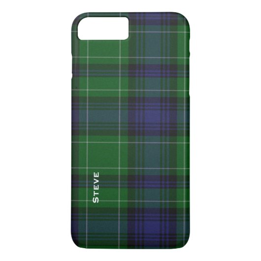 Abercrombie Clan Tartan Kariertes iPhone 7 Plus Fa Case-Mate iPhone Hülle (Rückseite)