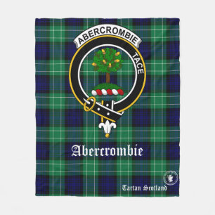 Abercrombie Clan Tartan Schottland Fleece-Decke Fleecedecke