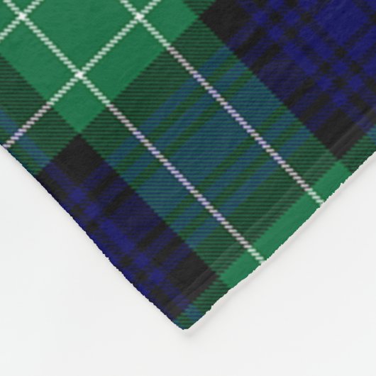 Abercrombie Clan Tartan Scotland Fleece Blanken (Ecke)