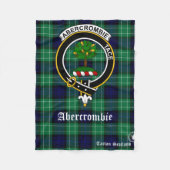 Abercrombie Clan Tartan Scotland Fleece Blanken (Vorderseite)