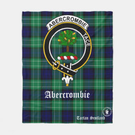 Abercrombie Clan Tartan Scotland Fleece Blanket