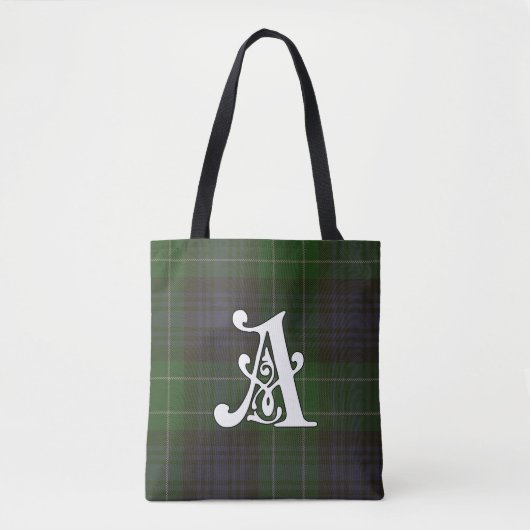Abercrombie Clantartan-Monogramm Tasche (Vorderseite)