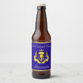 Abercrombie Gold Crowned Thistle Bierflaschenetikett (Vorderseite)
