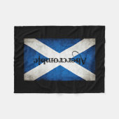 Abercrombie Grunge Flag Fleecedecke (Vorderseite (Horizontal))