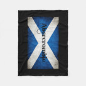 Abercrombie Grunge Flag Fleecedecke (Vorderseite)