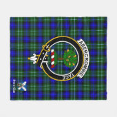 Abercrombie Jagdklan Abzeichen Tartan Kariert Fleecedecke (Vorderseite (Horizontal))