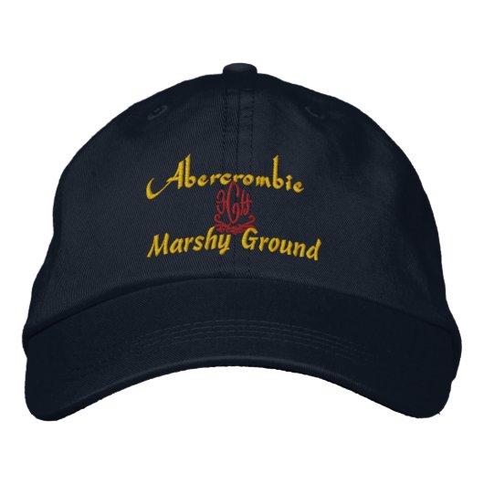 Abercrombie-Name mit keltischer/gälischer Bedeutun Bestickte Baseballkappe (Vorderseite)