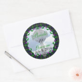 Abercrombie Schottische Gastgeschenk Hochzeit Runder Aufkleber (Umschlag)