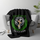 Abercrombie schottisches Clan-Wappen Fleecedecke