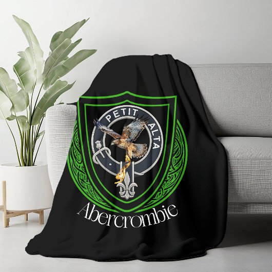 Abercrombie schottisches Clan-Wappen Fleecedecke