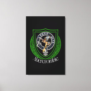 Abercrombie schottisches Clan-Wappen Leinwanddruck