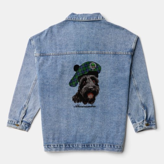 Abercrombie Scottie Dog Personalisiert Denim Jacke (Rückseite)