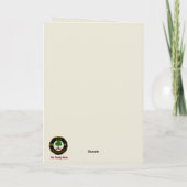 Abercrombie Scottie Dog & Wappen Personalisierte W Karte (Rückseite)