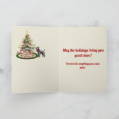 Abercrombie Scottie Dog & Wappen Personalisierte W Karte (Innenseite)