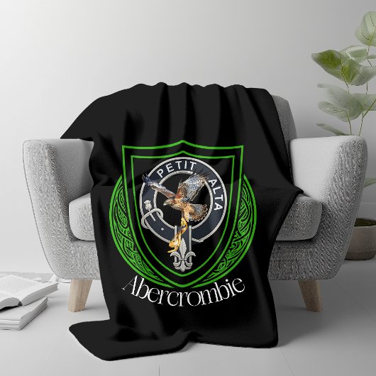 Abercrombie Scottish Clan Crest Fleecedecke