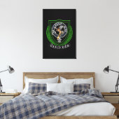 Abercrombie Scottish Clan Crest Leinwanddruck (Insitu (Schlafzimmer))