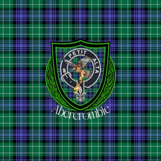 Abercrombie Scottish Clan Tartan Wappen Fleecedecke