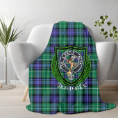 Abercrombie Scottish Clan Tartan Wappen Fleecedecke