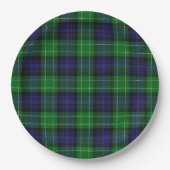 Abercrombie Tartan Pappteller (Vorderseite)