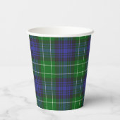 Abercrombie Tartan Scottish Kariert Pattern Pappbecher (Rückseite)