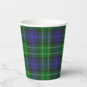 Abercrombie Tartan Scottish Kariert Pattern Pappbecher (Vorderseite)