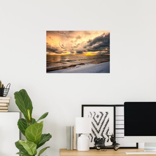 Aberdeen Beach Poster (Heimbüro)