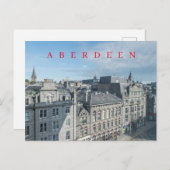 Aberdeen Castle Street Aussicht Postkarte (Vorne/Hinten)