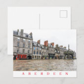 Aberdeen Castlegate Gebäude Ansicht Postkarte (Vorne/Hinten)