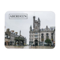 Aberdeen Castlegate view Kühlschrankmagnet