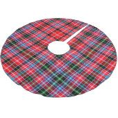 Aberdeen Christmas Tree Skirt Polyester Weihnachtsbaumdecke (Schrägansicht)