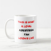 aberdeen fan, loyal kaffeetasse (Links)