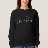 Aberdeen Flag Heart, Aberdonian Sweatshirt (Vorderseite)