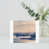 Aberdeen Harbor Postkarte (Stehend Vorderseite)