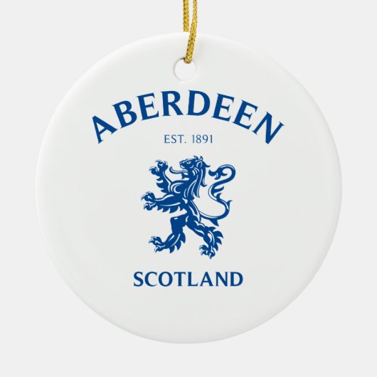 ABERDEEN KERAMIK ORNAMENT (Vorne)