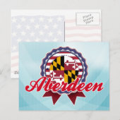 Aberdeen, MD Postkarte (Vorne/Hinten)