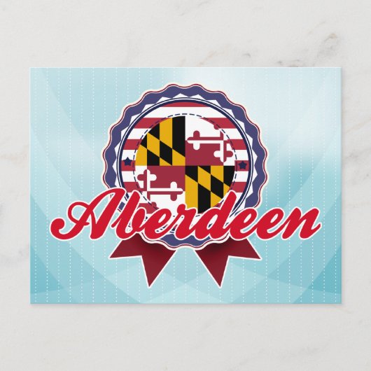 Aberdeen, MD Postkarte (Vorderseite)
